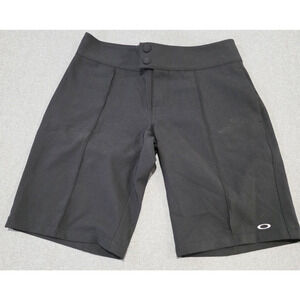 Oakley Women's Board Golf Bermuda Shorts Black Athleisure Sporty Outdoor Size 6
